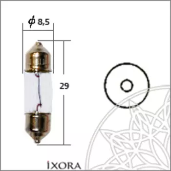 ЛАМПА ДОПОЛНИТЕЛЬНОГО ОСВЕЩЕНИЯ 12V 5W T8X28