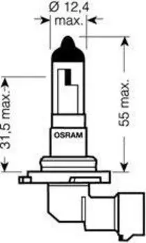 Лампа галогеновая OSRAM Original H10 PY20D 12V 42W