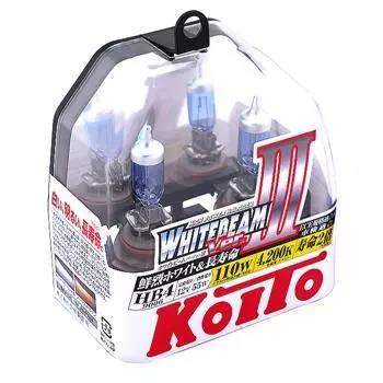 Лампа головного света HB4 (9006) 12V 55W (100W) 4200K Блистер 2 шт.