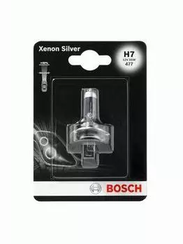 Лампа галогеновая BOSCH Xenon silver H7 PX26D 55W 12V