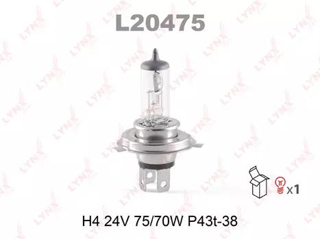 ЛАМПА Н4 43246 FN 24V 75/70W CELEN, HALOGEN FIANIT(ПРОЗРАЧНАЯ) +35% LONG LIFE, UV-STOP