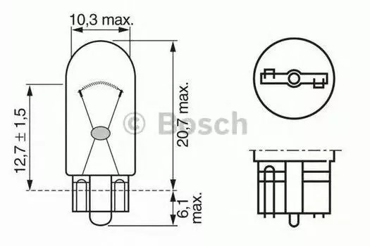 ЛАМПА W5W 24V 5W TRUCKLIGHT (CB)