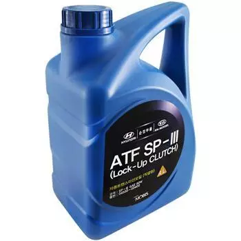 Масло трансмиссионное Hyundai ATF KR, ATF SP-III, полусинтетическое, 4L