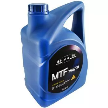 Масло трансмиссионное Hyundai Gear Oil SAE Gl-4 KR, 75W-90, синтетическое, 6L