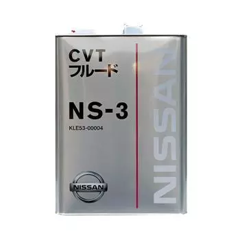 Масло трансмиссионное NISSAN CVT Fluid Ns-3 Mineral JP, минеральное, 4L