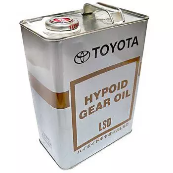 Масло трансмиссионное Toyota Hypoid Gear Oil LSD Gl-5, LSD, минеральное, 4L