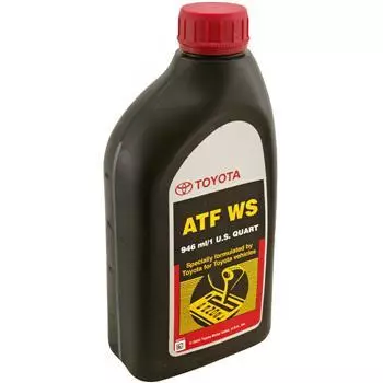 Масло трансмиссионное Toyota сиквентальной ATF WS US, Ws, синтетическое, 1L