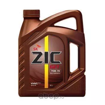 Масло трансмиссионное ZIC GFT 75W-90 синтетическое, 4л