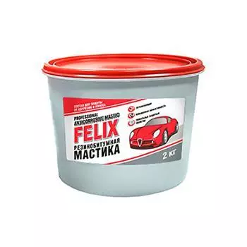 Мастика резино-битумная FELIX черная, 2кг