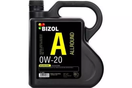 Моторное масло BIZOL Allround 0W-20, 4л