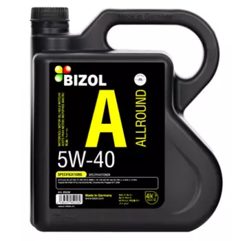 Моторное масло BIZOL Allround 5W-40, 4л