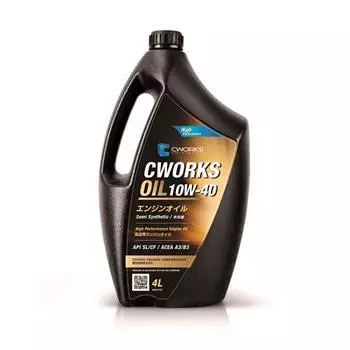 Моторное масло CWORKS OIL 10W40 A3/B3, 4л