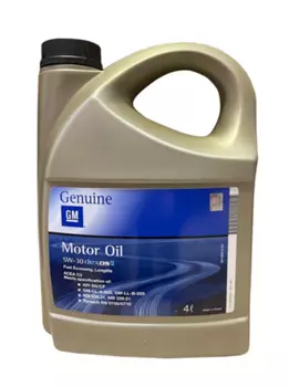 Моторное масло GENERAL MOTORS Dexos2 5W-30 (EU), 4л