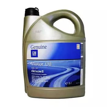 Моторное масло GENERAL MOTORS Dexos2 5W-30 (RU), 5л