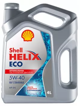 Моторное масло Shell Helix ECO 5W-40, 4л
