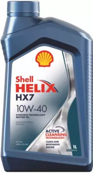 Моторное масло Shell Helix HX7 10W-40, 1л