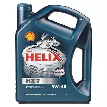 Моторное масло Shell Helix HX7 5W-40, 4л