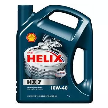 Моторное масло Shell Helix HX7 10W-40, 4л