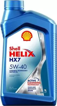 Моторное масло Shell Helix HX7 5W-40, 1л