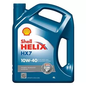 Моторное масло Shell Helix HX7 10W-40, 4л