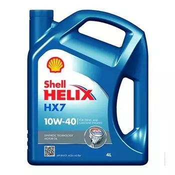 Моторное масло Shell Helix HX7 Diesel 10W-40, 4л