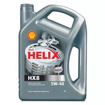 Моторное масло Shell Helix HX8 Synthetic 5W-40, 4л