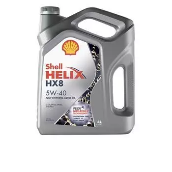 Моторное масло Shell Helix HX8 Synthetic 5W-40, 4л