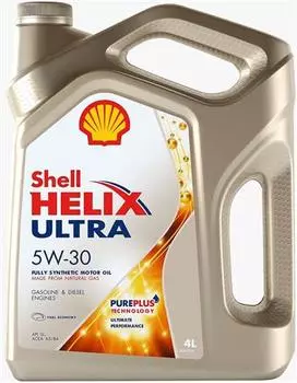 Моторное масло Shell Helix Ultra 5W-30, 4л
