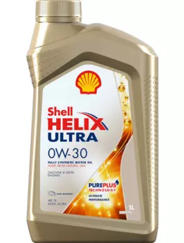 Моторное масло Shell Helix Ultra 0W-30, 1л