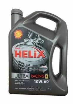 Моторное масло Shell Helix Ultra Racing 10W-60, 4л