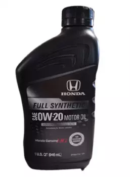 Моторное масло HONDA 0W20 Full Syntetic 0W-20, 0,946л