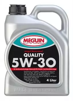 Моторное масло Meguin Megol Motorenoel Quality 5W-30, 4л
