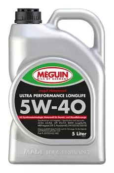 Моторное масло Megol Ultra Performance Longlife 5W-40
