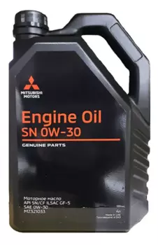 Моторное масло MITSUBISHI ENGINE OIL 0W-30 API SN (старый номер MZ321033), 4л