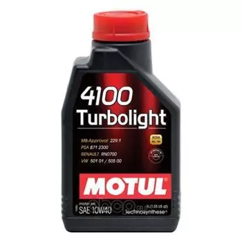 Моторное масло MOTUL 4100 TURBOLIGHT