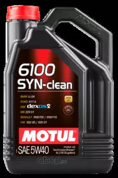 Моторное масло MOTUL 6100 SYN-CLEAN