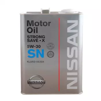 Моторное масло NISSAN SN Strong Save X 5W-30, 4л