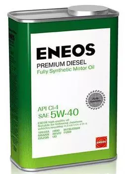 Моторное масло ENEOS PREMIUM DIESEL CI-4 5W-40, 1л