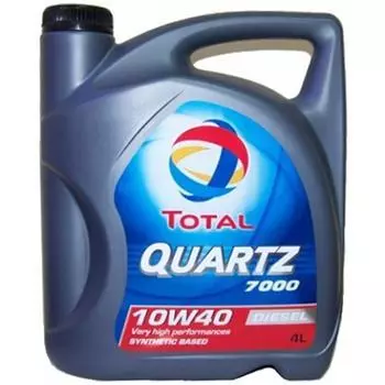 Моторное масло TOTAL QUARTZ 7000 DIESEL 10W-40, 4л