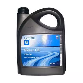 Моторное масло GENERAL MOTORS Motor Oil Semi Synthetic 10W-40, 5л