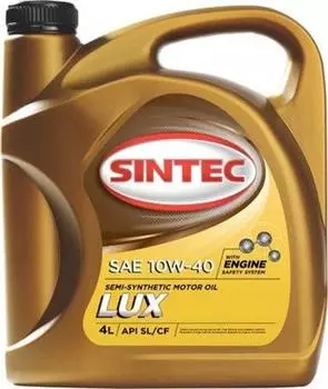 Моторное масло SINTEC LUX 10W-40, 4л