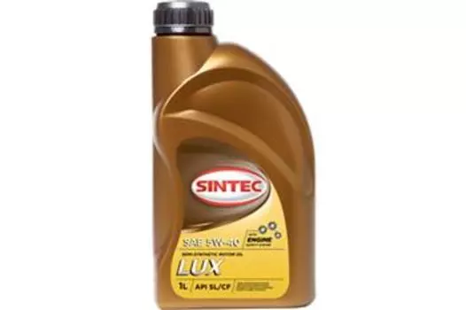 Моторное масло SINTEC LUXE 5W-40 API SL/CF, 1л