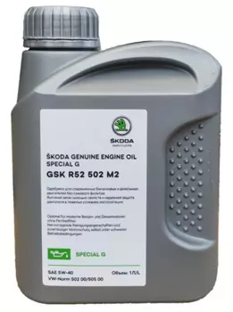 Моторное масло SKODA Special G 5W-40, 1л