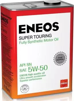 Моторное масло ENEOS SUPER TOURING 100% SYNTHETIC 5W-50, 4л
