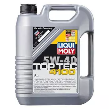 Моторное масло LIQUI MOLY Top Tec 4100 5W-40, 5л