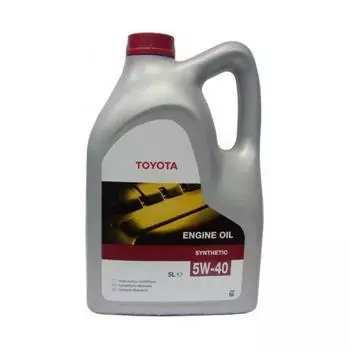 Моторное масло TOYOTA ENGINE OIL SYNTHETIC 5W-40, 5л