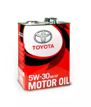 Моторное масло TOYOTA MOTOR OIL SN/CF 5W-30, 4л