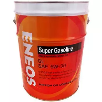 Моторное масло ENEOS SUPER GASOLINE SEMI-SYNTHETIC 5W-30, 20л