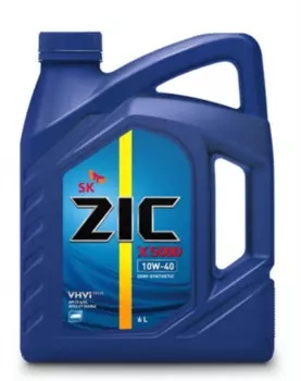 Моторное масло ZIC X5000 10W-40, 6л