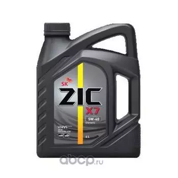 Моторное масло ZIC X7 5W-40, 4л